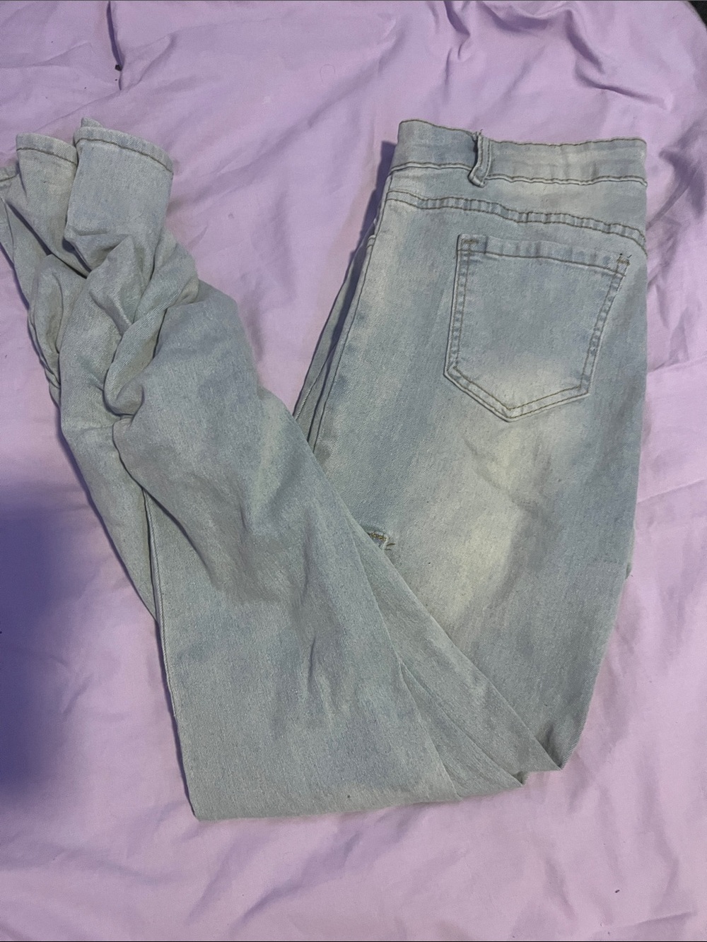 Light Blue Skinny Women’s Jeans - Slim Fit Denim